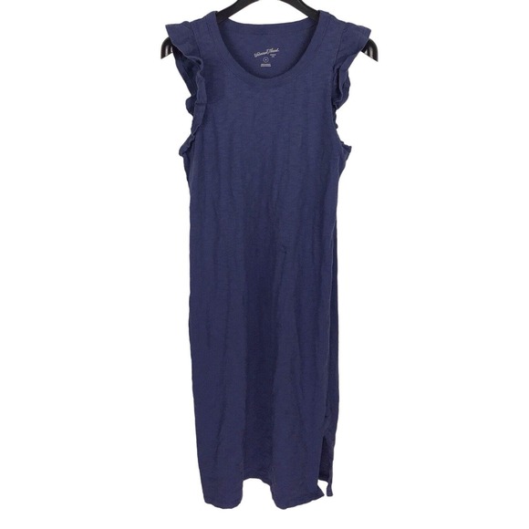 Universal Thread Women's Midi Dress Ruffle Tank Blue Size Medium - Picture 3 of 8